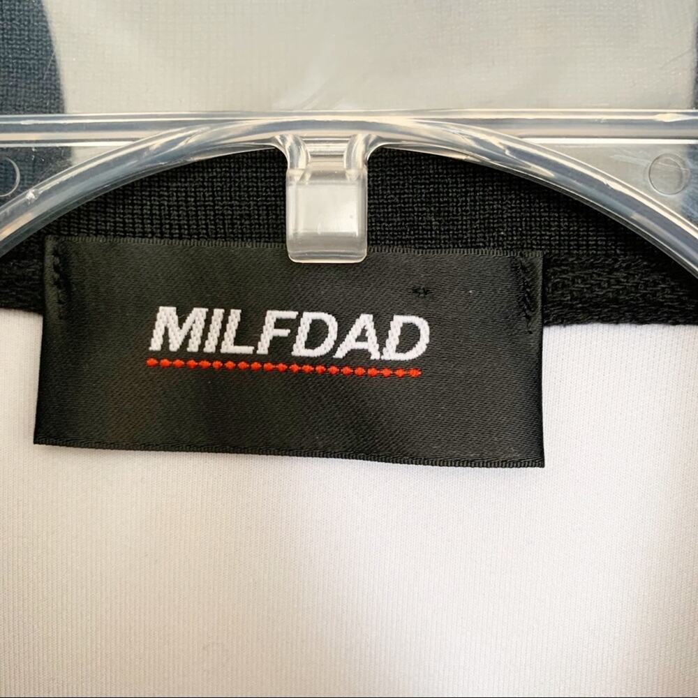 Milfdad Black Spreadsheet Track Jacket Small Ecle… - image 5